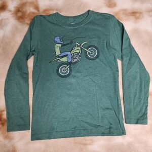 Life is Good Boys Long Sleeve Biker Shirt